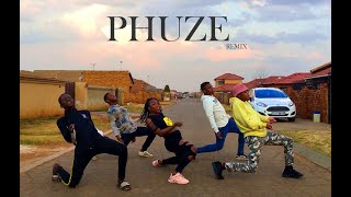 Dlala Thukzin - Phuze Remix Ft Zaba, Sir Trill, Mpura, Rascoe Kaos (Dance Video)