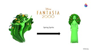 Paint 3D Tutorial Spring Sprite Fantasia 2000 1999
