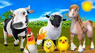 EI 3D Tractor Gameplay 🎁🎀| Animal Cow & Dinosaur Game | Episode 12  screenshot 4