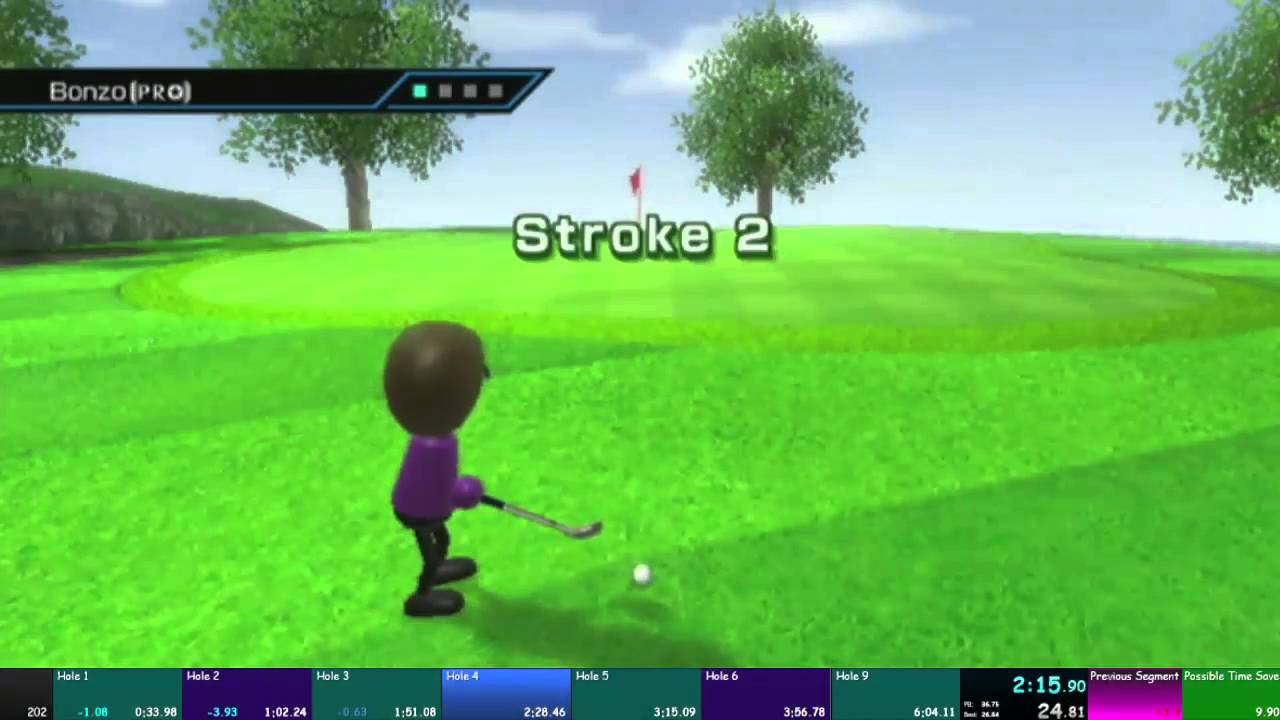 wii sports golf try again wii sports golf try again