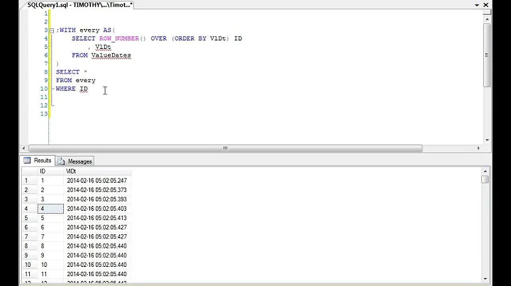 TSQL: How To Select Every [n] Number of Rows