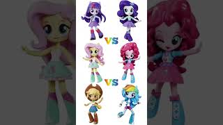 Twilight Sparkle VS Rarity VS Fluttershy VS Pinkie Pie VS Applejack VS Rainbow Dash #shorts