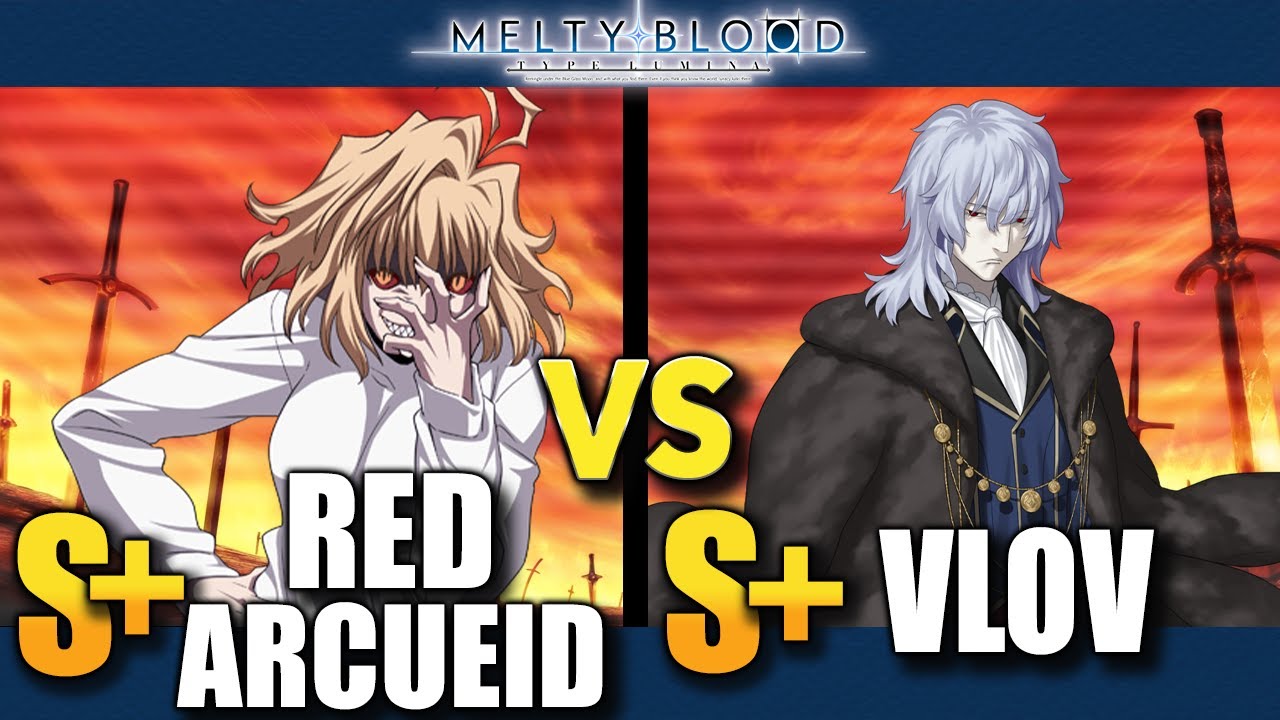 【MBTL】S+ | Red Arcueid vs S+ | Vlov 【MELTY BLOOD TYPE LUMINA】PC/STEAM REPLAY GAMEPLAY
