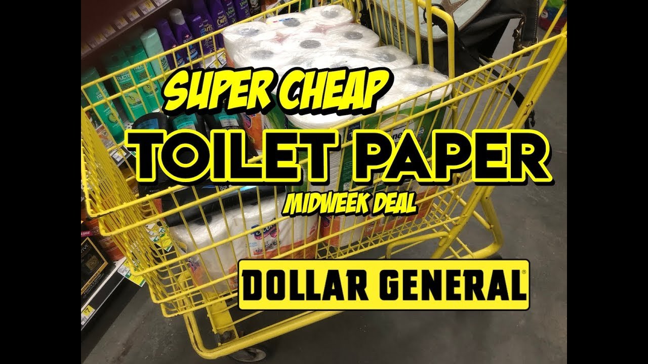 SUPER CHEAP BOGO TOILET PAPER // Dollar General MID WEEK DEALS // Shop