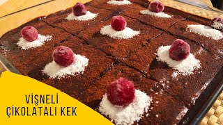 VİŞNELİ ÇİKOLATA SOSLU KEK TARİFİ / PASTA TADINDA KEK TARİFİ