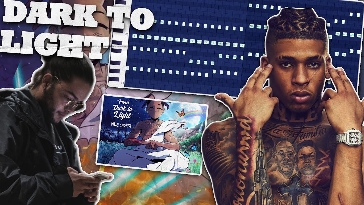 How CashMoneyAP makes melodic beats for NLE Choppa | FL Studio Tutorial (From Dark to Light)