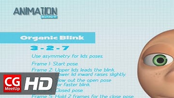 "How to Animate Character Eye Blinks" by Ugur Ulvi Yetiskin | Animation Tutorial | CGMeetup