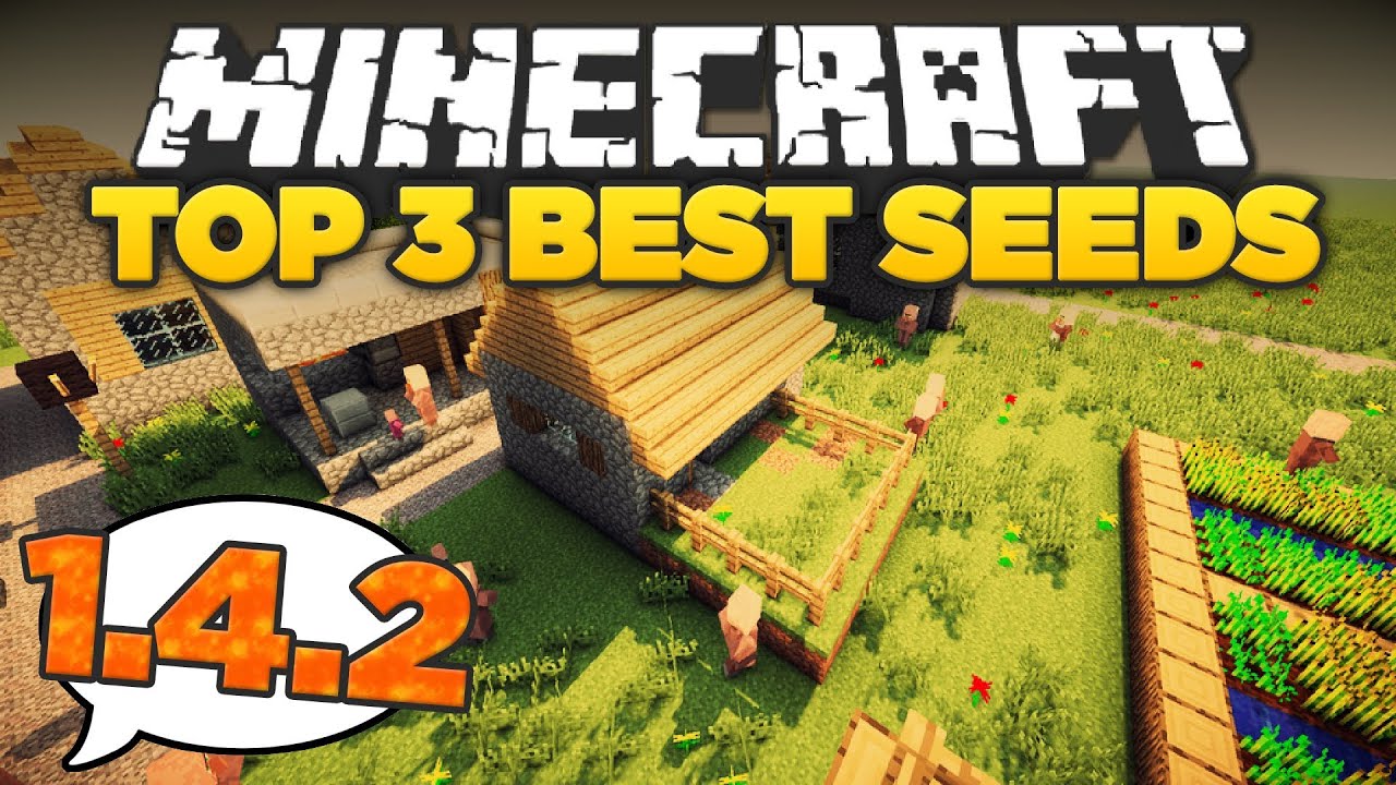 Minecraft 1.5: TOP 3 BEST SEEDS! (Temples, Awesome Mountains, Strongholds, Villages, Witches)