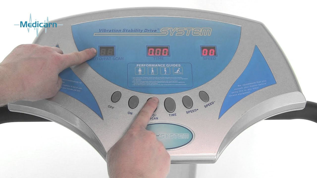 Medicarn Vibration Plate Exercise Chart