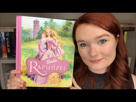 READING BARBIE RAPUNZEL