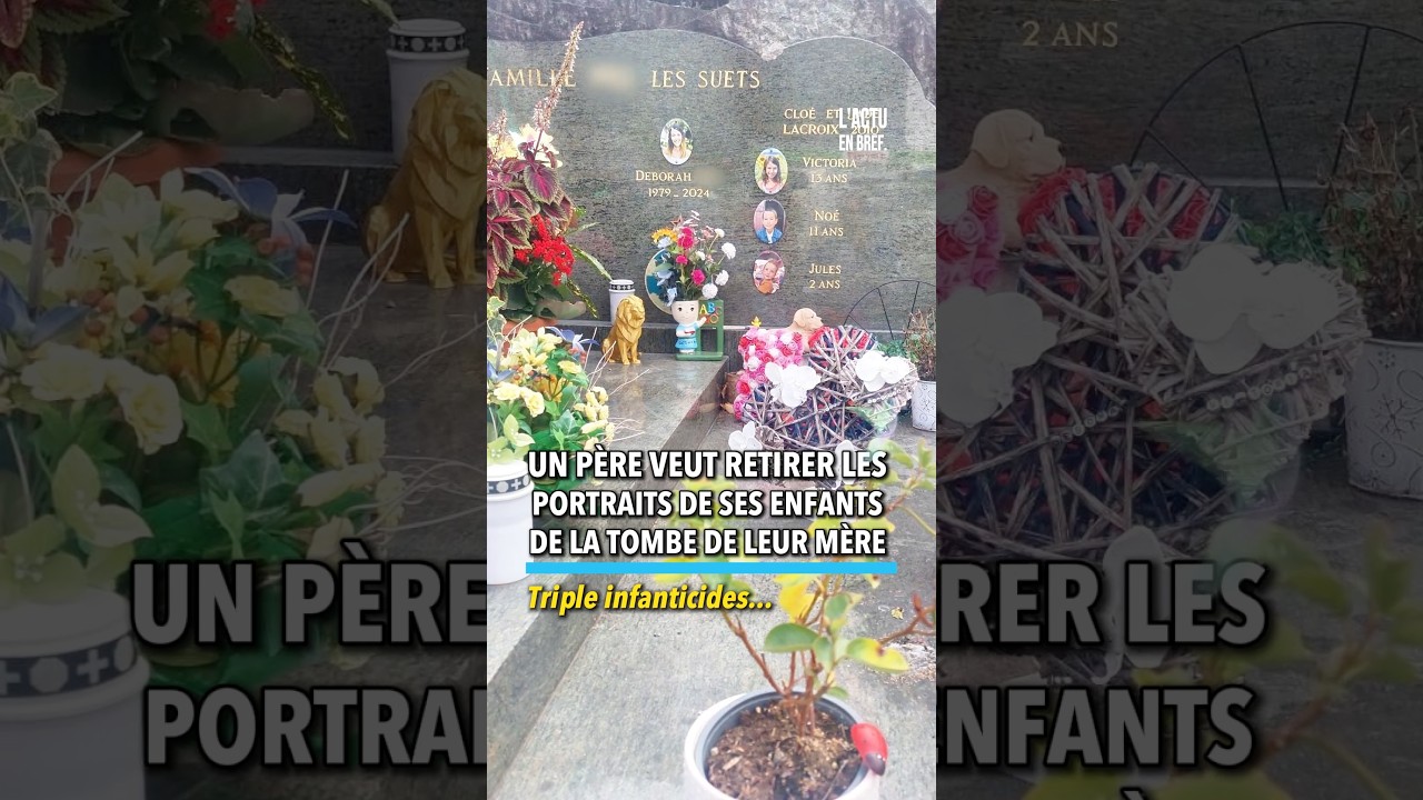 Un père veut retirer les portraits de ses enfants sur la tombe de leur mère…