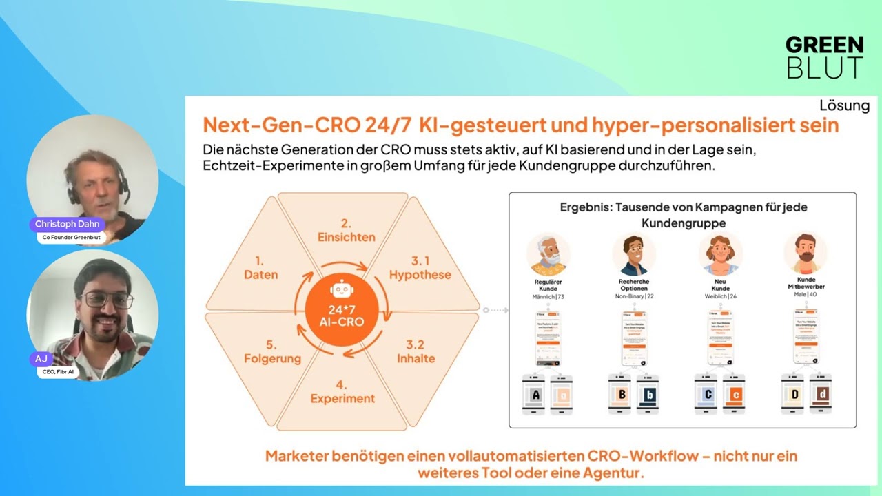Mit AI zur Wachstumsmaschine - live mit Fibr.ai CEO Ankur Goyal & Christoph Dahn