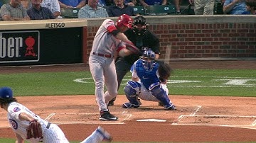 CIN@CHC: Votto opens scoring with solo blast in 1st