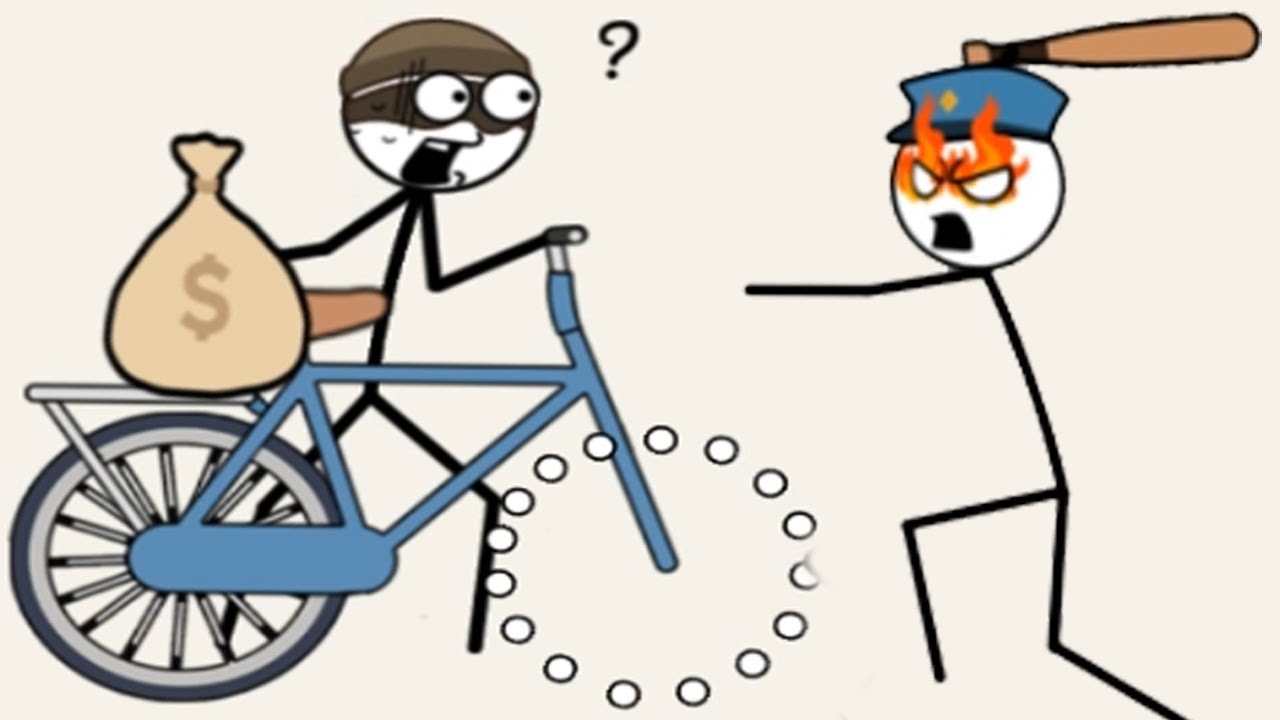 Thief Draw: Escape Puzzle (WEEGOON) - Funny Stickman Games - All Levels 1-70 Solution Gameplay (ios)