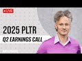 Palantir Stock Q2 2025 Earnings Call LIVE | Revenue & Guidance Surpass Expectations 🚀