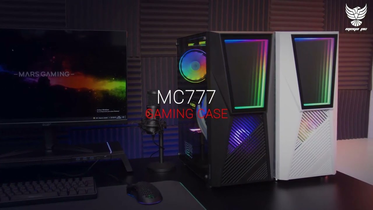 BOITIER ATX GAMING MARS MC777 ARGB NOIR à bas prix