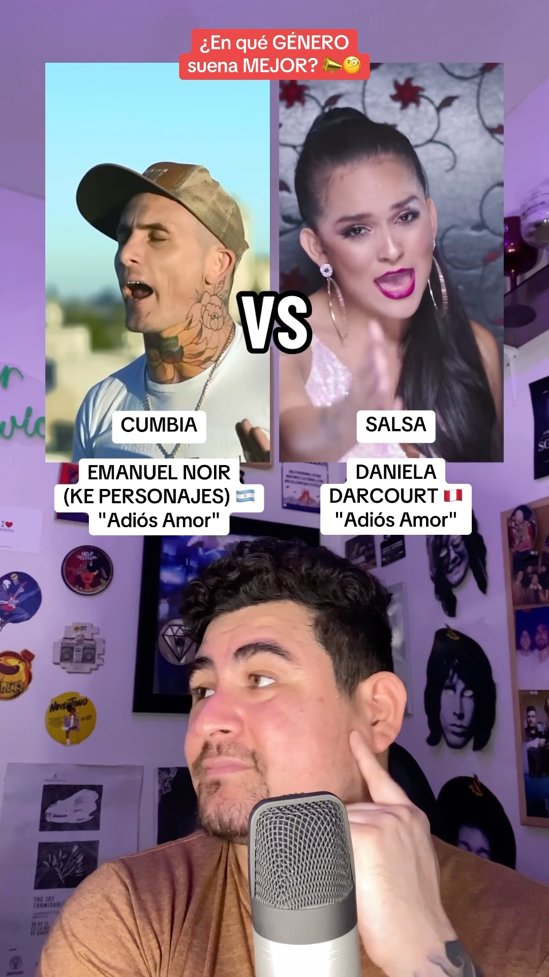 EMANUEL NOIR (KE PERSONAJES) vs DANIELA DARCOURT - Adiós Amor: ¿En qué GÉNERO suena MEJOR? ??
