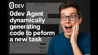 0dev Agent dynamically generating code to perform a new task
