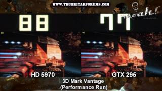 (1080P) HD5970 Vs GTX295 Vantage Benchmark