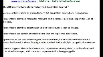 Difference Between Bean Factory And Application Context
