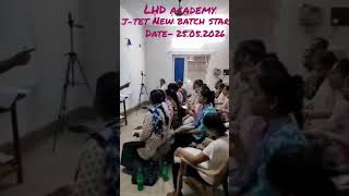 new batch start 👍 LHD Academy ✍️#jtet #education 🧑🏫👍✍️