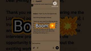 This Chat Gpt Hack Save Your 2 Hour ⏰ #chatgpt #usa #america