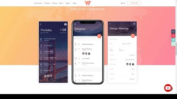 WizeApp - One Page App Landing app website App Showcase Easy Create Website