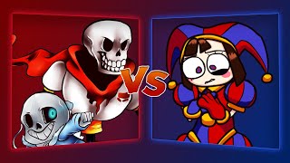 MUGEN Battle - Sans/Papyrus vs Pomni