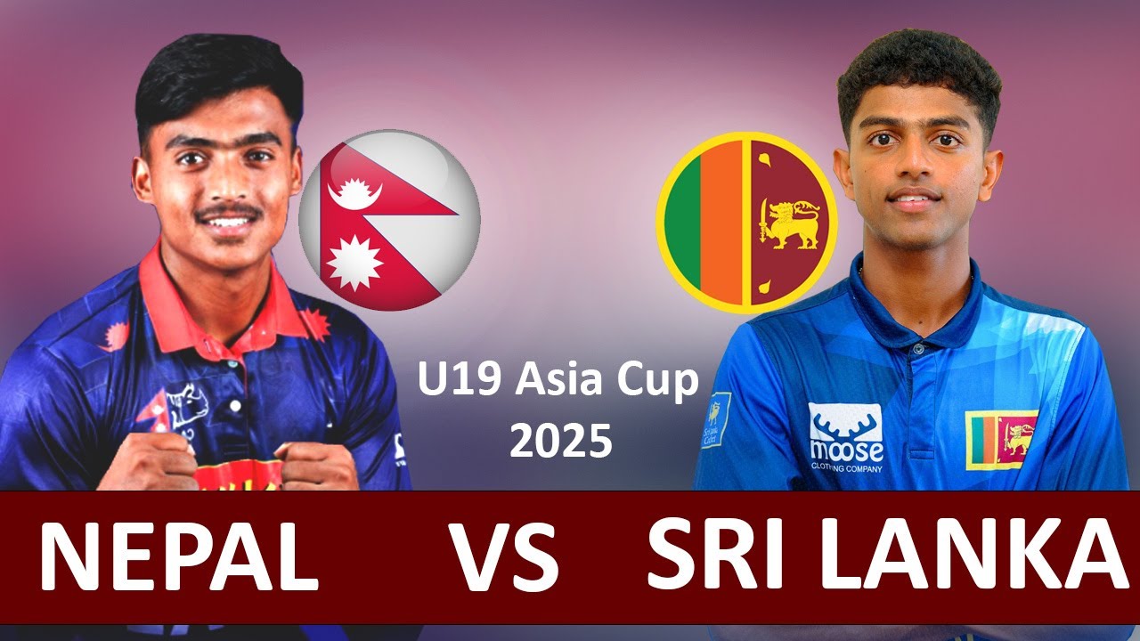 NEPAL U19 vs SRI LANKA U19, 4th ODI, U19 Asia Cup 2025 l Nepal Vs Srilanka l Audio Commentary