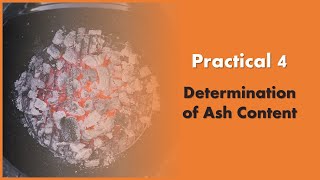 Determination Of Ash Content And Dry Ashing Method For Mineral Ysis Bwd21303 Practical 4