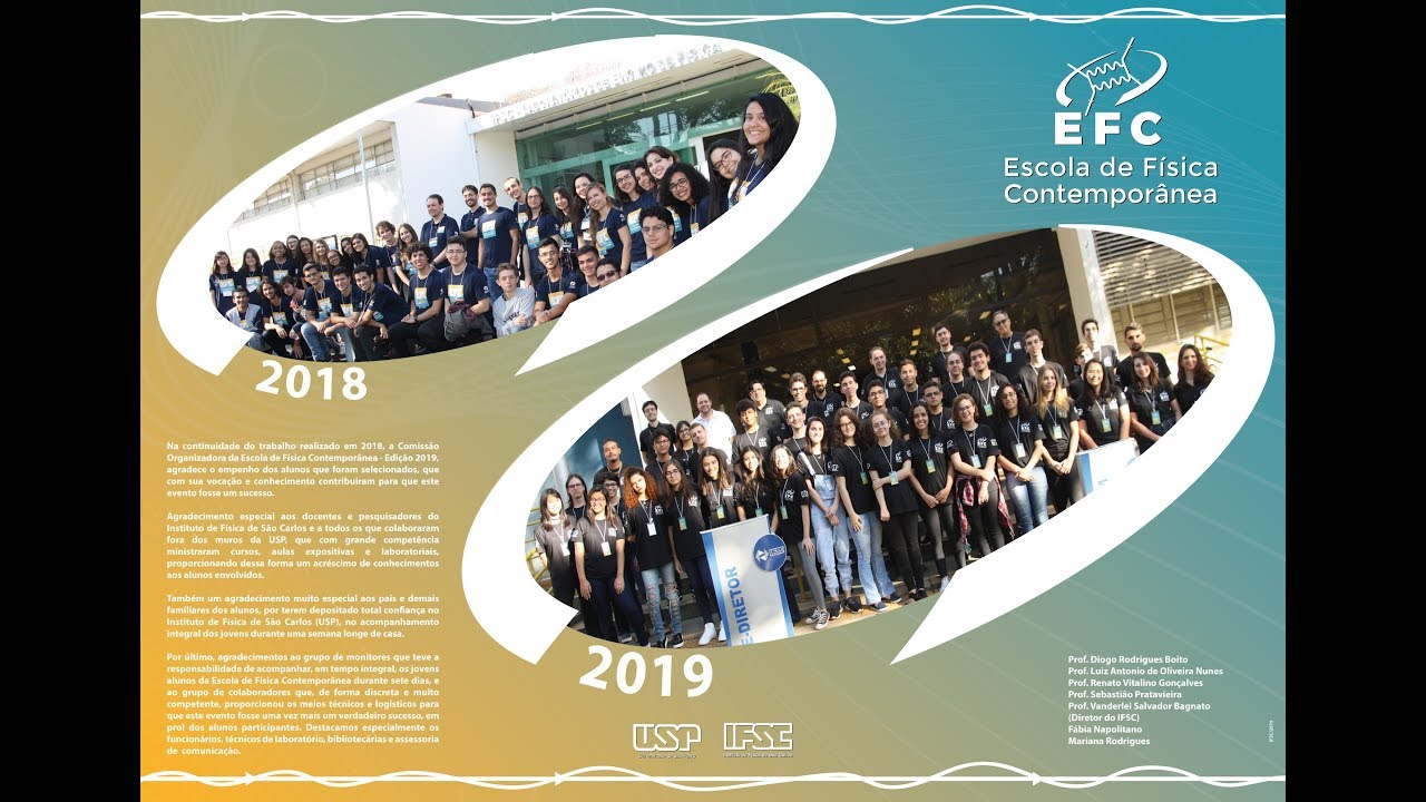 Programa Ciência & Educação - Escola de Física Contemporânea 2019 tecnologia 5g