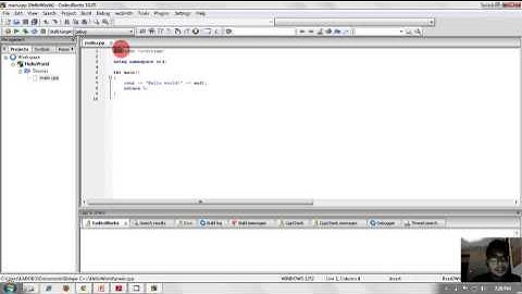 Tutorial Program Hello World Pada CodeBlocks
