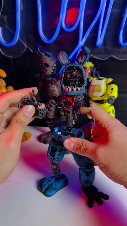 IGNITED BONNIE FIGURE! #fnaf #fnaffigures #halloween #ignitedbonnie #bonnie #fyp #fnafmovie