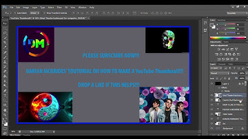 YouTube Thumbnail!!! Using Adobe Photoshop CS6 Extended