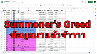 Summoner's Greed : คลังข้อมูลบางส่วนของเกม ความโลภของซัมมอนเนอร์ screenshot 5