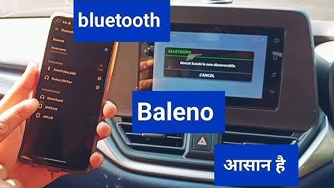 How to connect bluetooth in Maruti Baleno Delta 🚗information system 📟