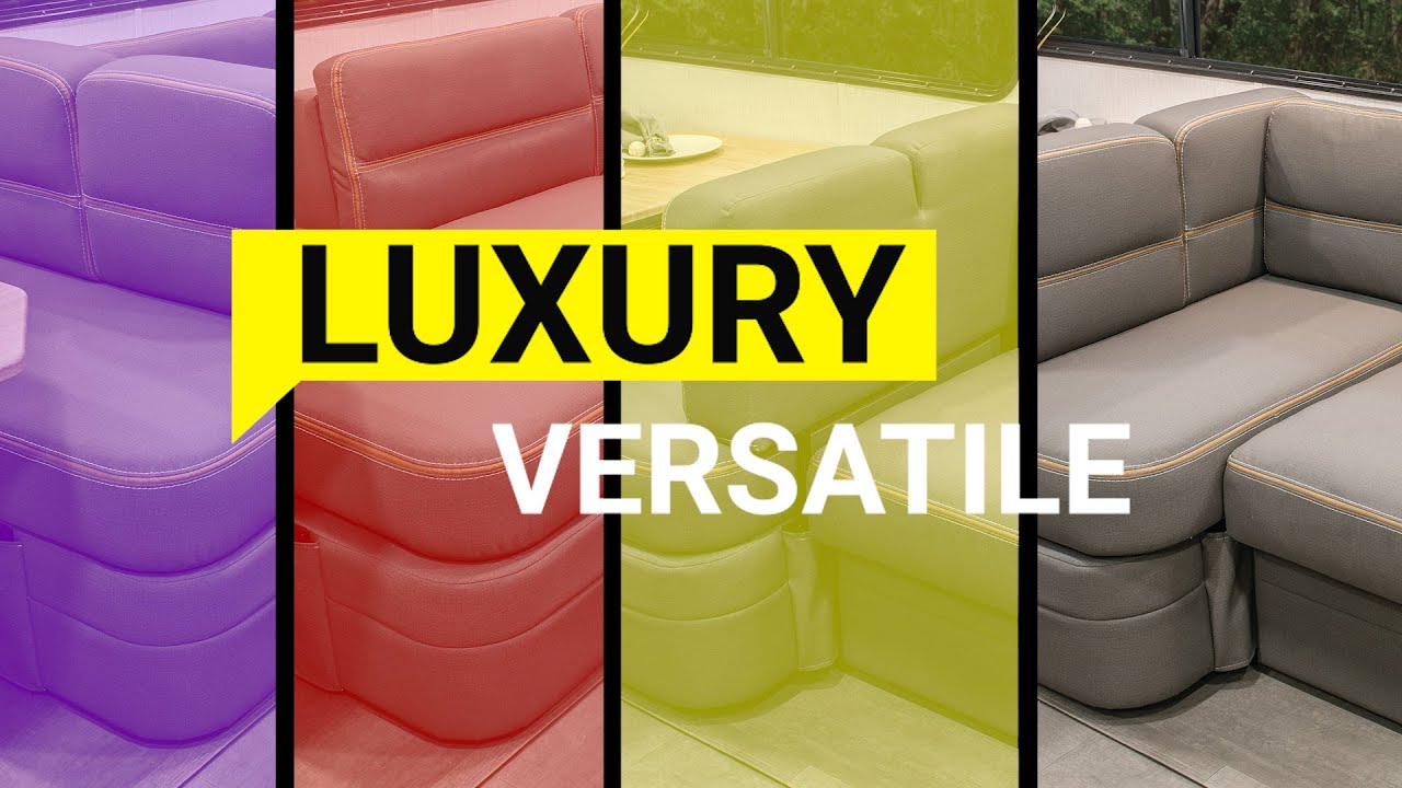 Luxe Rv Break Cruiser's Lux Lounge - Innovation For The Best RV Seating - YouTube