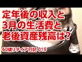 3月の生活費と老後資産残高【60歳リタイア日記015】