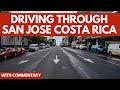 Driving through San Jose, Costa Rica 2021 (capital city of Costa Rica)