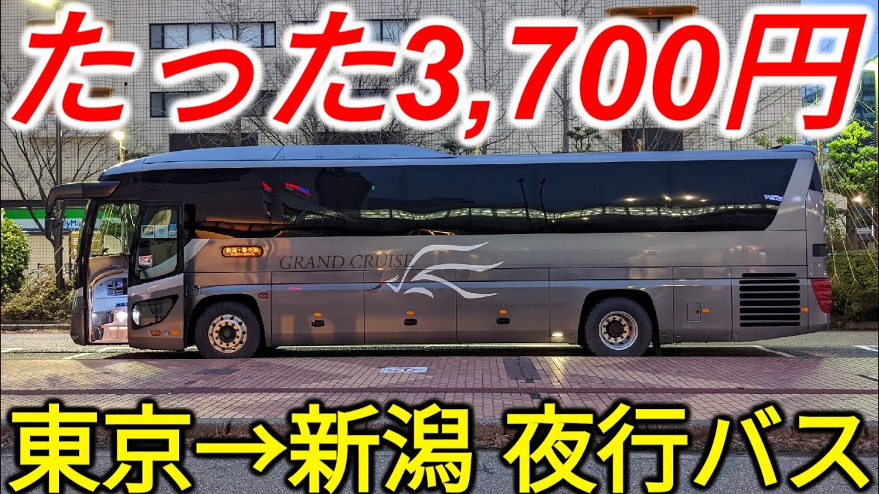 東京 から 新潟 夜行 バス