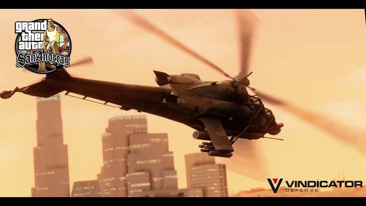 [GTA SA]Denel AH-2 Rooivalk Attack Helicopter