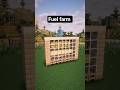 this is the only fuel farm you need ⛽️  #minecraft #minecraftbuilding #minecrafttutorial
