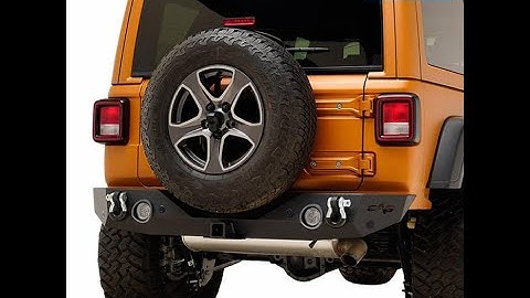 JL Wrangler Rear Bumper with backup sensors Install 2018 Jeep JL Rubicon