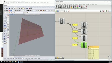 42 - Traingulating a Quadrilateral Warped Surface in Rhino Grasshopper