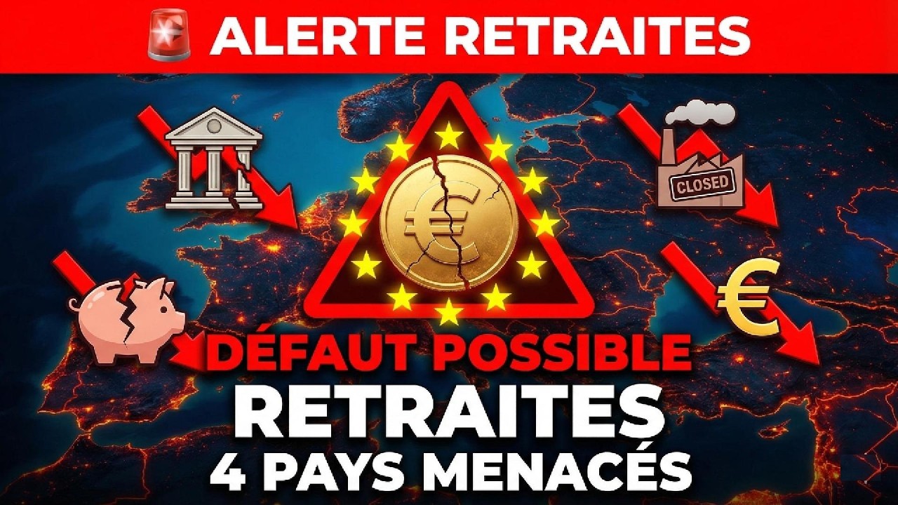 POURQUOI ces 4 pays d'Europe ne pourront plus payer vos retraites (Analyse Économique) #economie