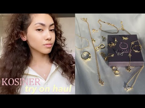 $200 KOSINER JEWELLERY TRY ON HAUL- gifted | Morgan Fernandez