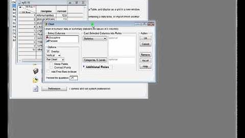 Create Bar and Pie Charts using JMP