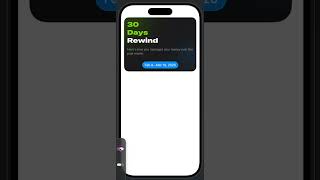 Template Rewind Card View for SwiftUI