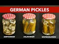 German pickled cucumber - Variations &amp; Ways of Serving