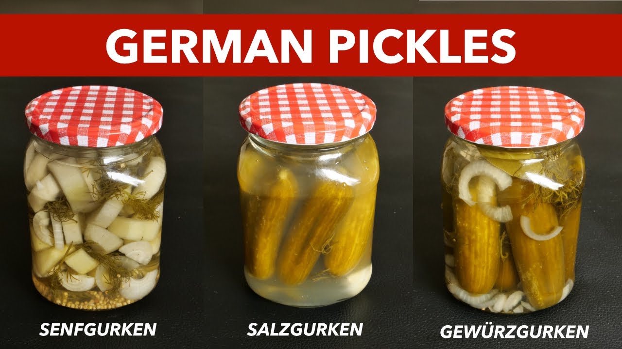 Pickled Sweet & Sour Mustard Cucumbers ⋆ My German Recipes